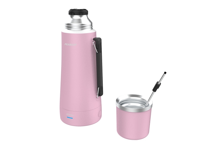 TERMO PEABODY ETERMO ELECTRICO PE-ET1000P 1L ROSA