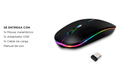 MOUSE INALAMBRICO GADNIC OPTICO LED RECARGABLE