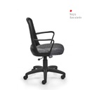 SILLA PORTANTINO FRESA 711420 NEGRA CUEROTEX GRIS