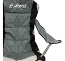 SILLA PLEGABLE DIRECTOR OUTDOORS 1015 ACOLCHADA NEGRO