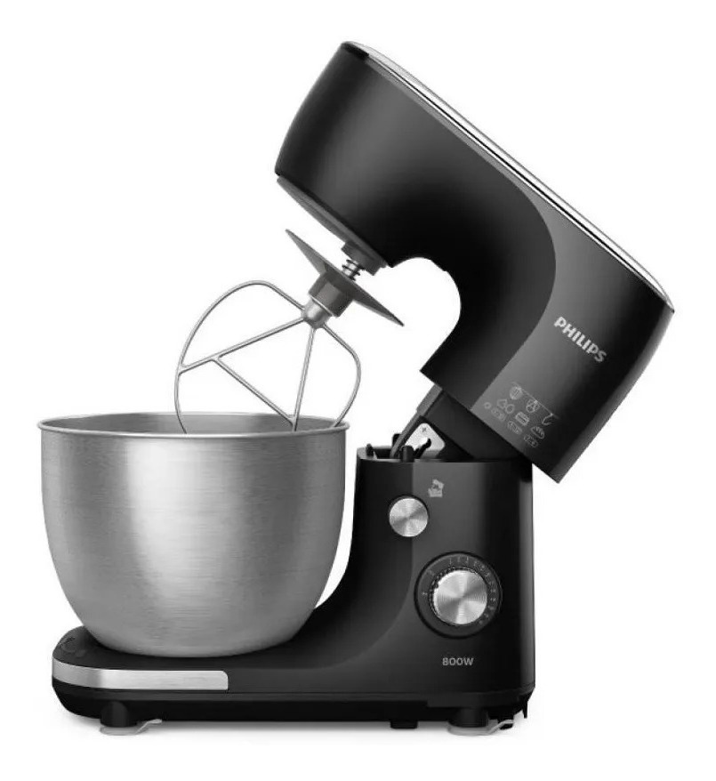 Batidora De Pie Philips 7000 Series Hr7922 Negra 220 v
