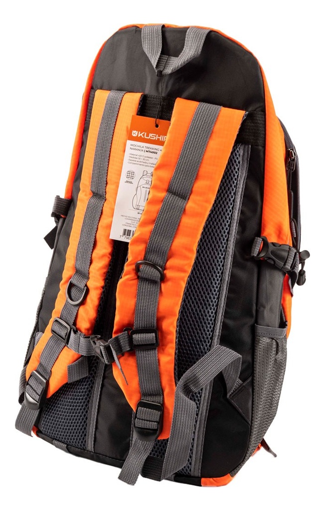 MOCHILA KUSHIRO MT4002 TREKKING 40 L NARANJA