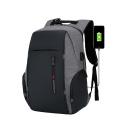 MOCHILA KUSHIRO MUSB01 TREKKING NEGRO GRIS C/ PUERTO USB