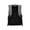MOCHILA KUSHIRO MUSB01 TREKKING NEGRO GRIS C/ PUERTO USB