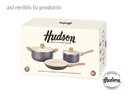 BATERIA HUDSON CRE01 DE ALUMINIO C/ANTIADHERENTE 5 PIEZAS