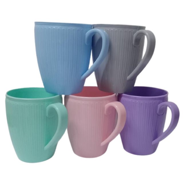 TAZA VINTAGE MODERPLAST 1307 GRIS PASTEL
