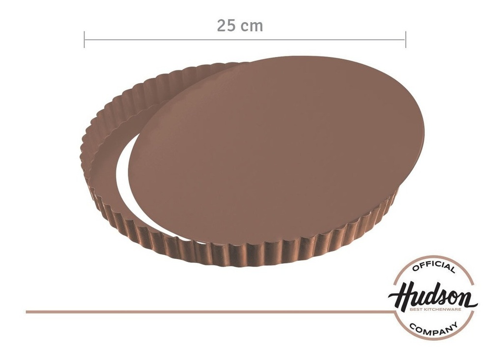 MOLDE TARTERA HUDSON MTAD02 DESMONTABLE 25 CM