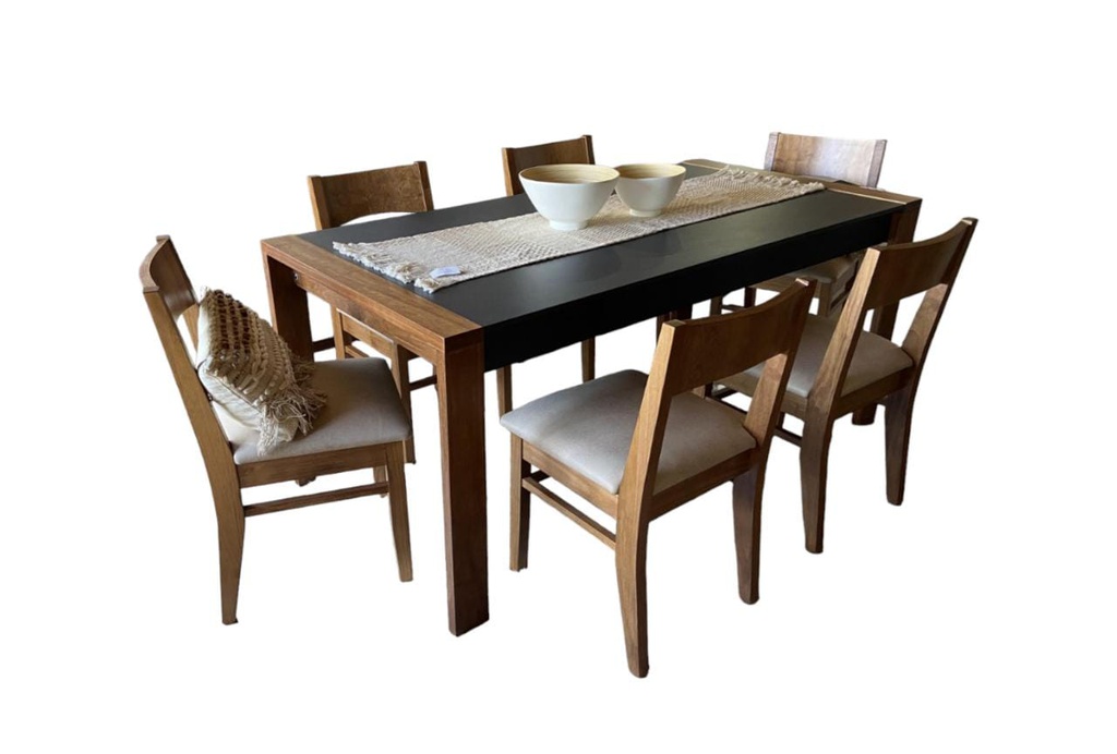 MESA DOBEL MOBILIA 1354AMGR 1,60 M AMBAR GRIS