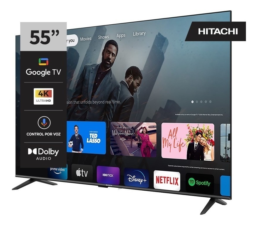 SMART TV HITACHI 55" CDH LE554KSMART26 4K