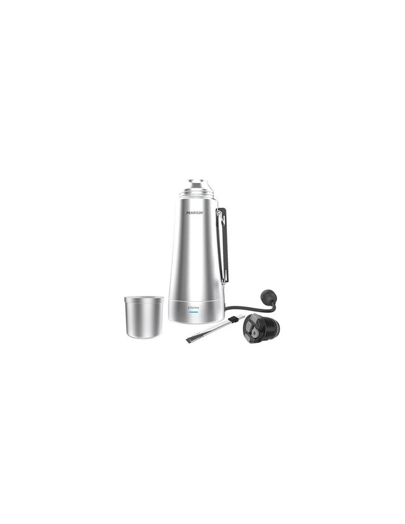TERMO PEABODY ETERMO ELECTRICO PE-ET1000S 1L SILVER