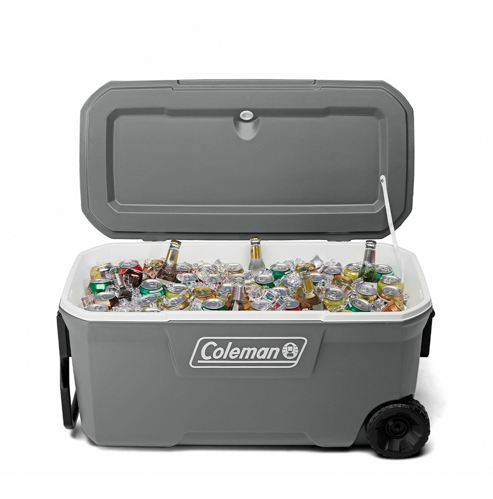 CONSERVADORA COLEMAN CHEST 100 QT RUEDAS ROCK GRAY CO3000006492