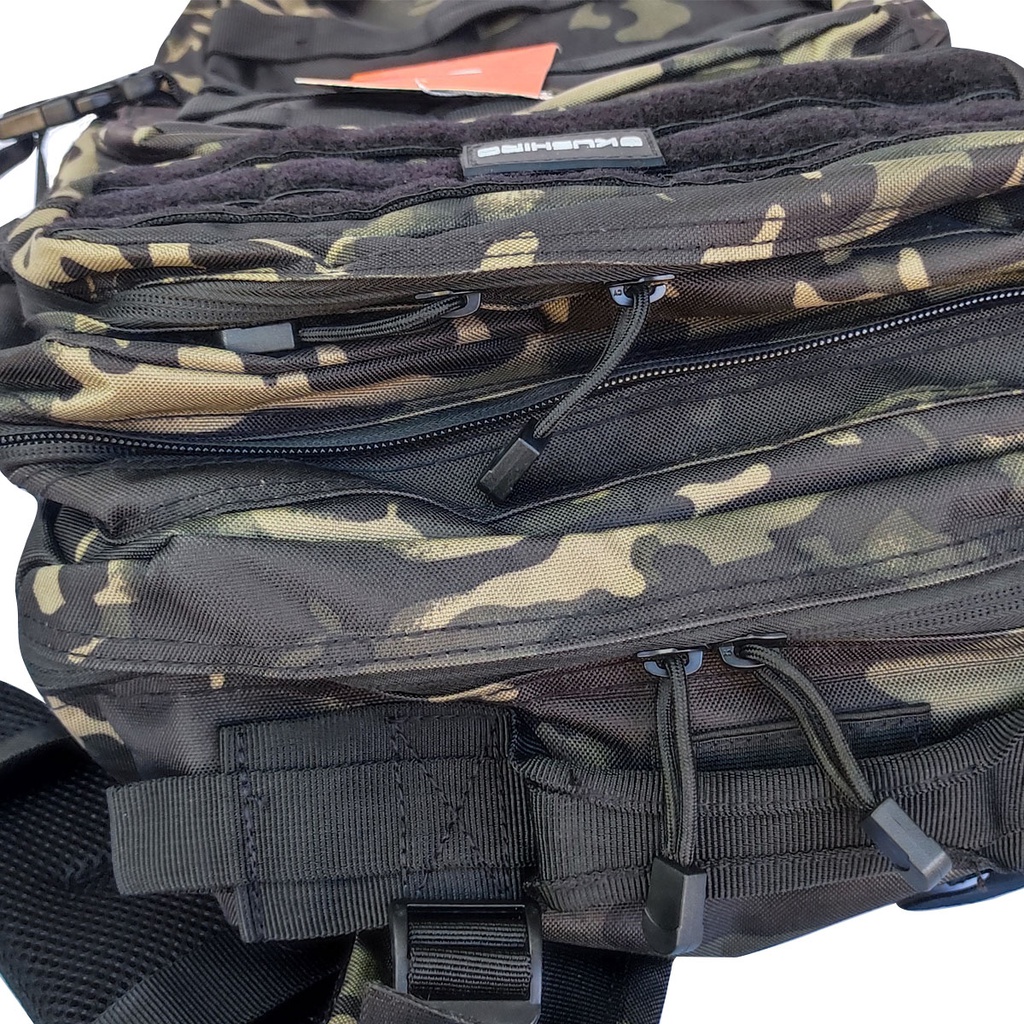 MOCHILA TACTICA CAMPING KUSHIRO MTC02 CAMUFLADO
