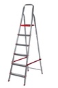 ESCALERA LUSQTOFF DOMESTICA DE ALUMINIO 6 GRADO ESL191-76