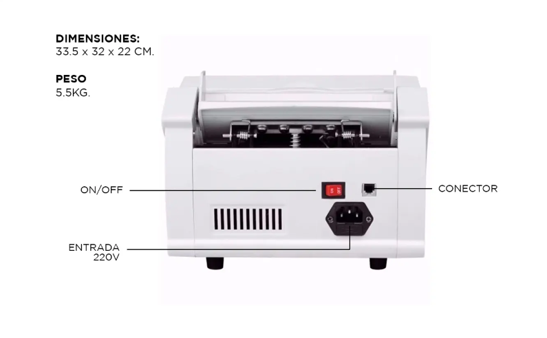 CONTADORA DE BILLETES GADNIC MC-01 CONT0001