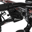 BICICLETA TOP MEGA REGAL R29 21VEL NEG BCO GRIS L