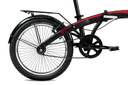 BICICLETA TOP MEGA PLEGABLE AGILE CITY 20" NEGRO ROJO