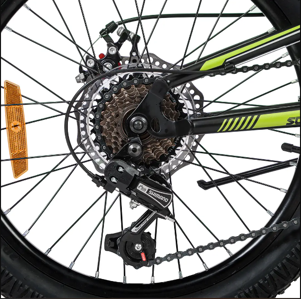 BICICLETA TOP MEGA MTB SLIDER R20 7V NEG AM 1006150