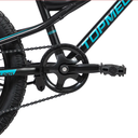 BICICLETA TOP MEGA MTB SLIDER R20 7V NEG CEL 1008744