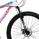 BICICLETA  TOP MEGA SUNSHINE R29 21V L BCO CEL ROS 1007581