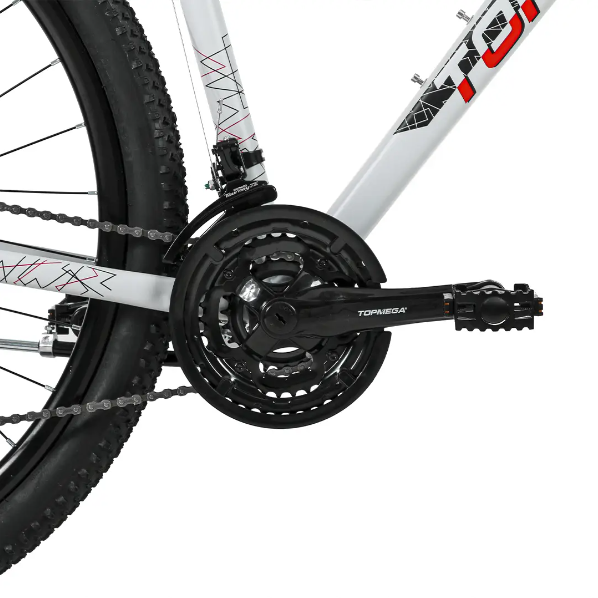 BICICLETA TOP MEGA SUNSHINE R29 21V L GRIS ROJO 1007578