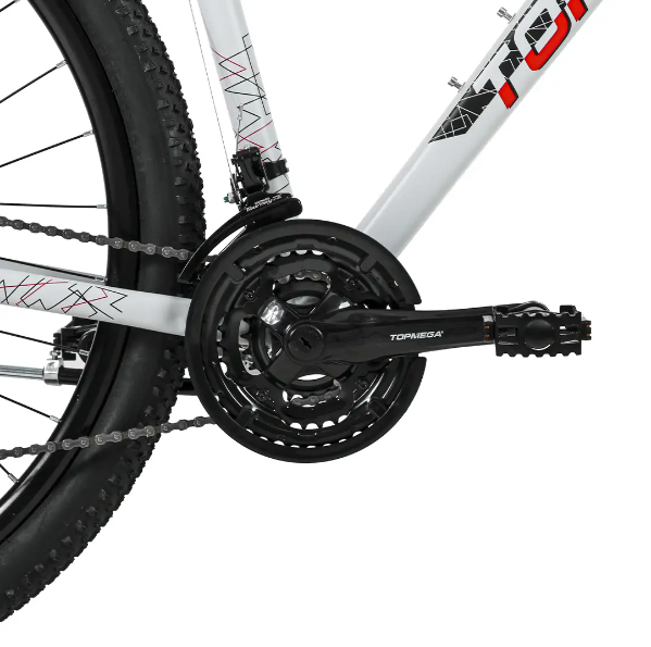 BICICLETA TOP MEGA SUNSHINE R29 21V M GRIS ROJO 1007577