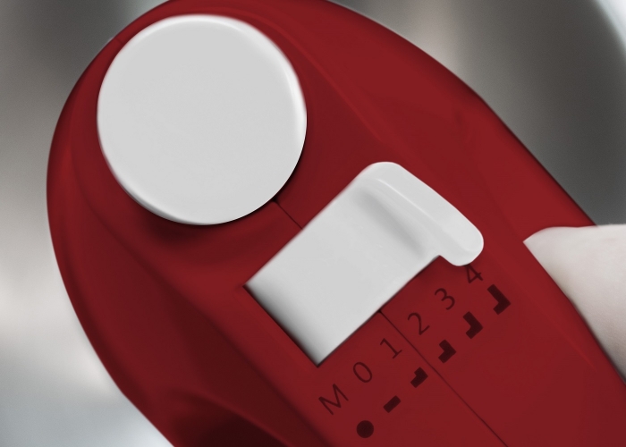 BATIDORA DE MANO PEABODY PE-HMA550R ROJA