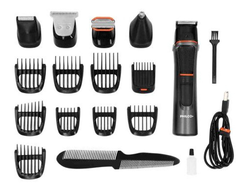 Afeitadora Philco Grooming Kit 5 En 1 Cb8870pn 