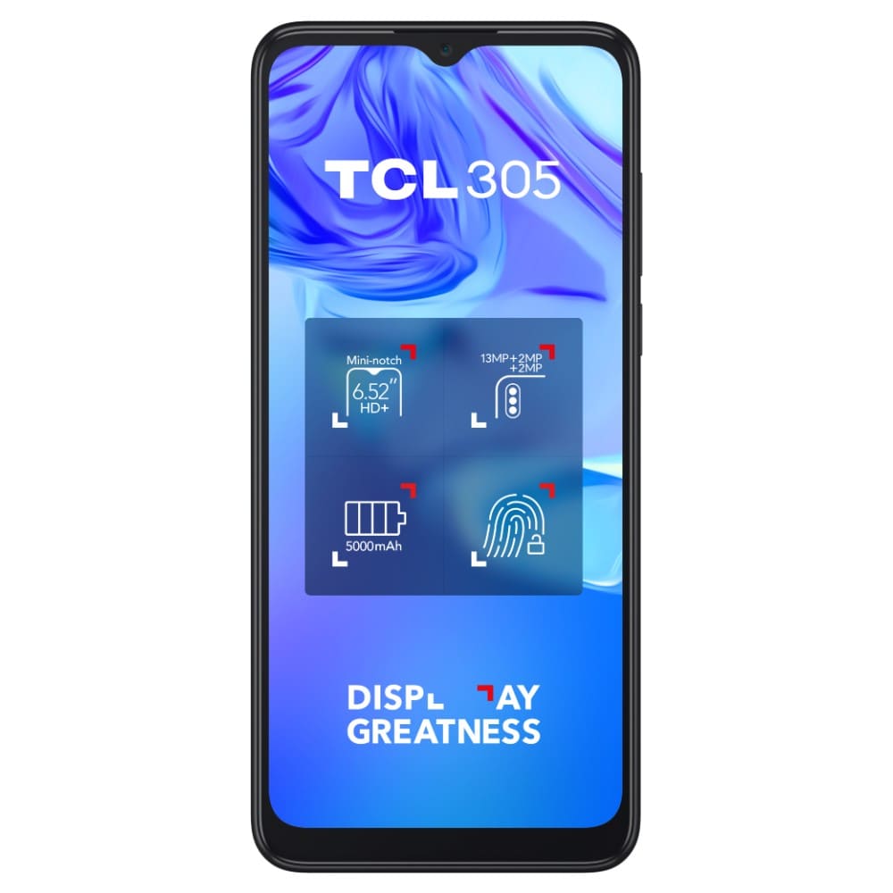 CELULAR TCL 305 SPACE GRAY 6102A-FALCAR11