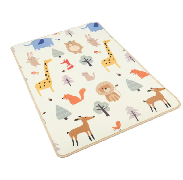 ALFOMBRA ANTIGOLPES CARESTINO REVERSIBLE 120X180 JUNGLA AL122