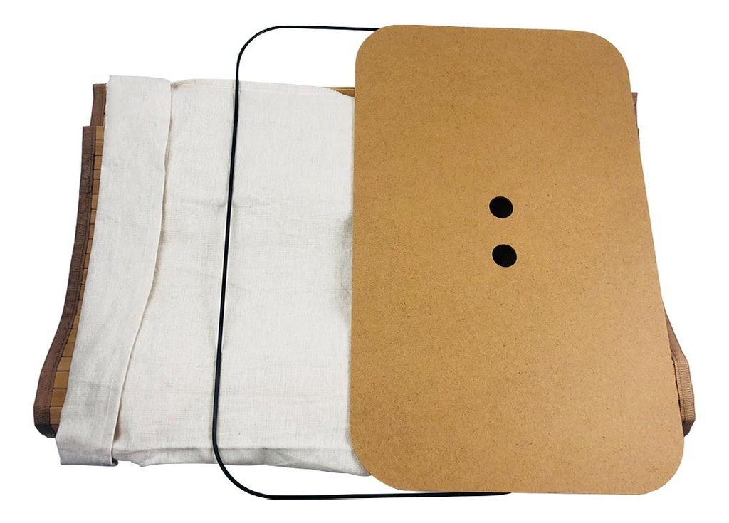 Cesto Vonne Org021 Doble Plegable Bambu 