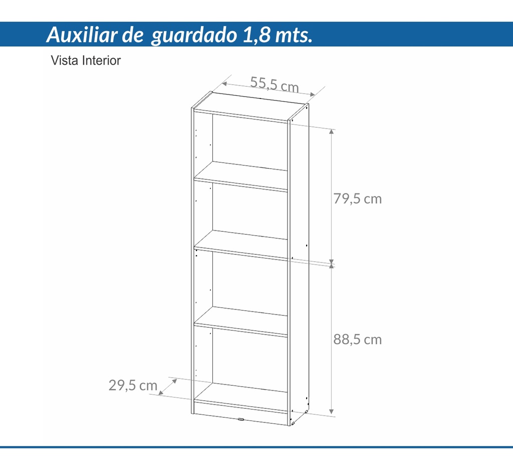 AUXILIAR COCINA PIRO CAG181:30 BLANCO WENGUE