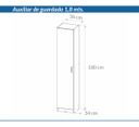 AUXILIAR COCINA PIRO CDM362 BLANCO WENGUE