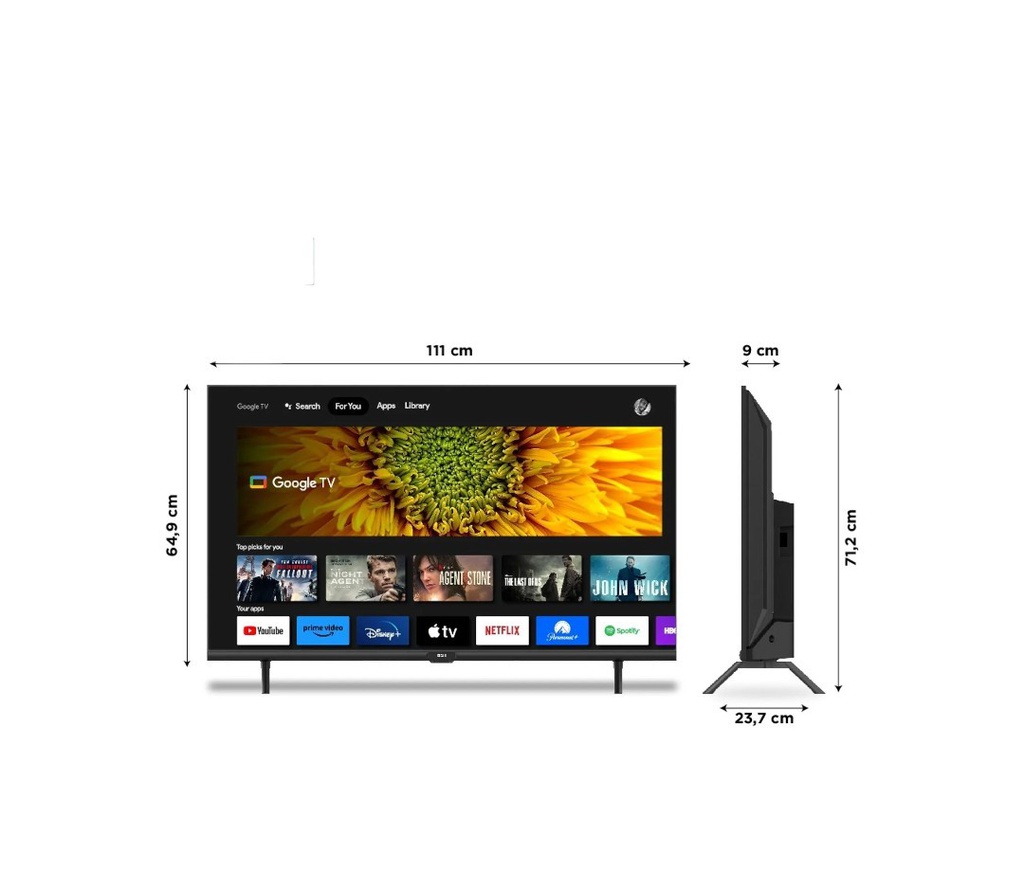 SMART TV BGH 50" B5023US6G LED GOOGLE TV