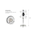 ESPEJO COSMETICA GADNIC 1X/7 LED