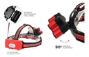 LINTERNA MINERO GADNIC 2501-9 ROJA