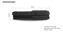 LINTERNA GADNIC TORCH MULTIUSO USB