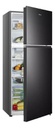 HELADERA HISENSE RD49WRB 375 L NO FROST NEGRA INOX