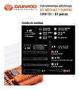 Set De Mechas Y Puntas 81 Piezas Dwkit81 Daewoo