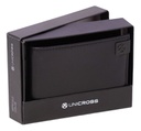 BILLETERA HOMBRE UNICROSS 62.B1100 DE CUERO NEGRO