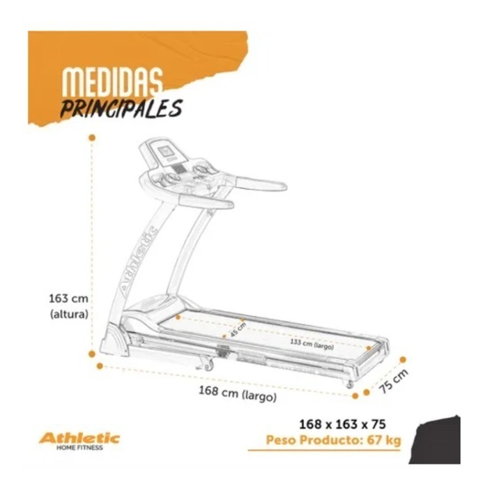 Cinta Caminador Aerobico Eléctrico Athletic Extreme 1060t