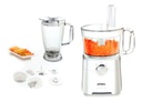 Multiprocesadora Atma 650w Con Vaso Licuador Lp8425p Blanco
