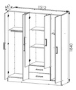 PLACARD ORLANDI BAHIA 3511 1.51 MOGNO