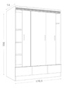 PLACARD RICCHEZZE TANA PLUS 3 PTAS CORREDIZO NEVADA COD-34831629