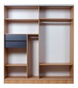 PLACARD RICCHEZZE MURANO 1.80M HICKORY/NEGRO 35231796