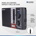 Radio Portatil Suono Ayv01234 Am Fm Color Negro