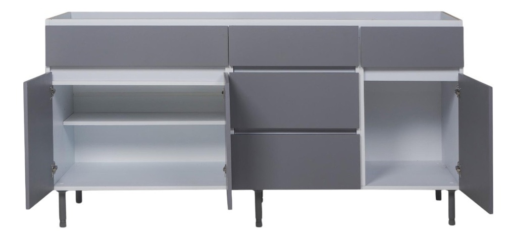 BAJO MESADA LIVORNO 1.60 GRIS POLAR 35604863