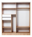 PLACARD RICCHEZZE MURANO 1.80 HICKORY/BLANCO 35231789