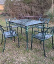 JUEGO DE JARDIN SUTRA X4 SILLONES VERDE