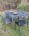 JUEGO DE JARDIN SUTRA X6 SILLONES GRIS