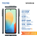 CELULAR TECNO BGH PIT011008 BG6m SPARK GO 2024 64+2GB BLACK